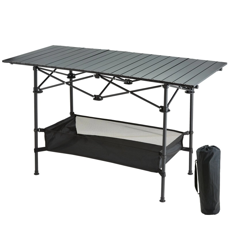 Outdoor Adventure Table With Storage - Açık Hava Maceraları için 1'li Taşınabilir