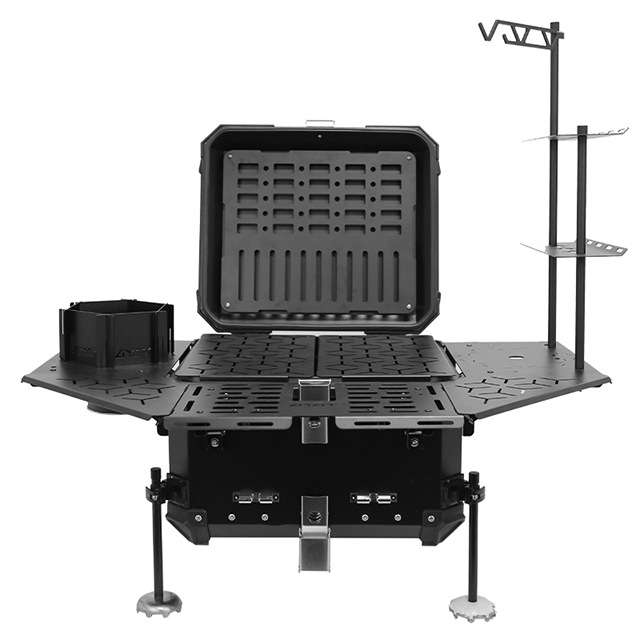 Outdoor Adventure Table With Storage - Çok Fonksiyonlu Alüminyum Alaşımlı Zırhlı Arka