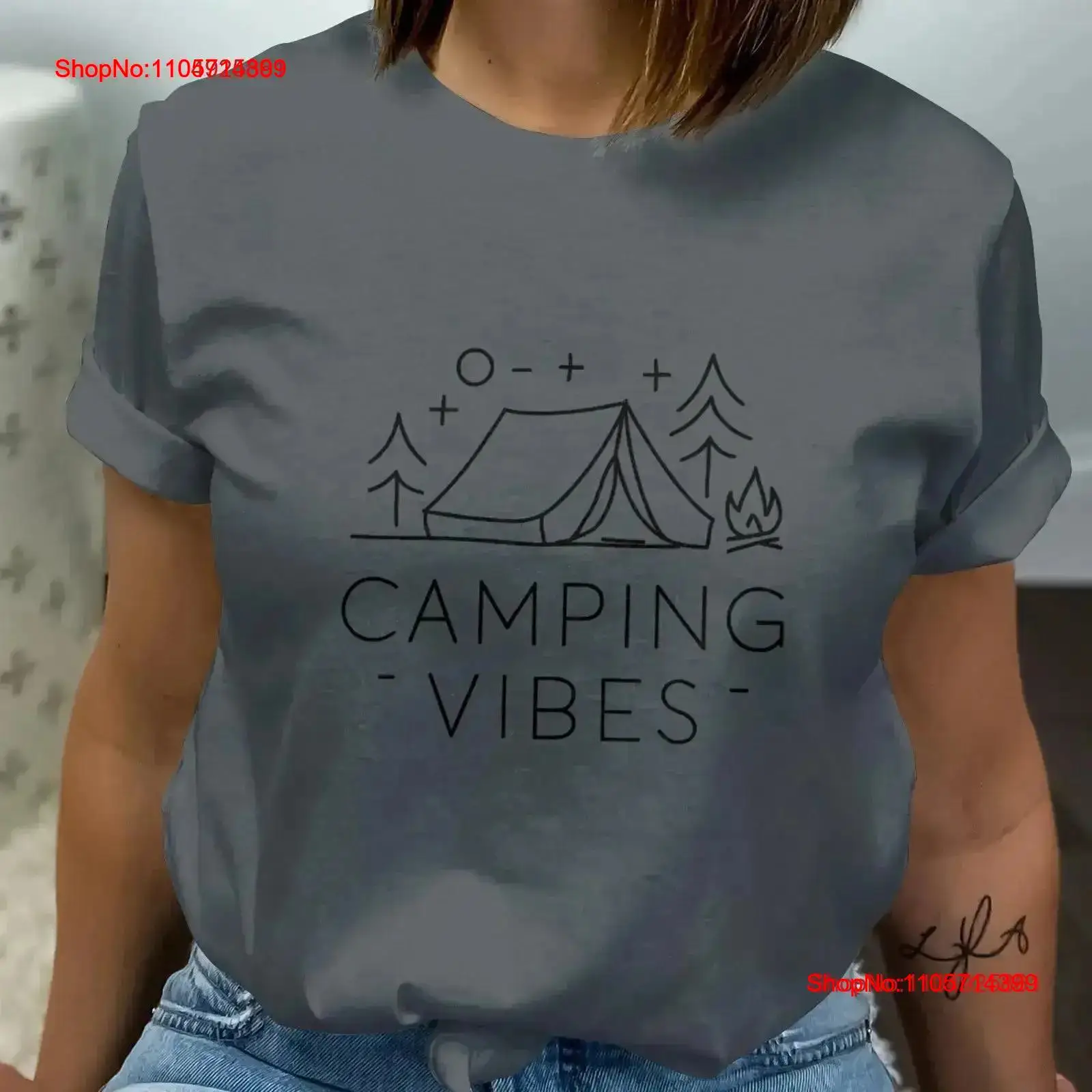 Outdoor Adventure Campgrounds - Kamp Atmosferi Tişörtü Açık Hava Macera