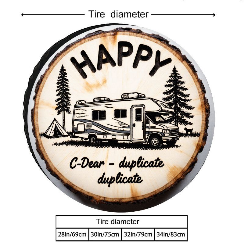 HAPPY RV Kamp Temalı Polyester - Outdoor Adventure Inc incelemesi ve fiyatı