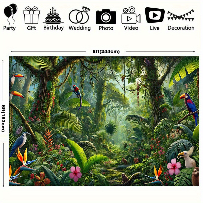 1 adet Orman Macerası Arka Pla - Outdoor Adventure Background incelemesi ve fiyatı